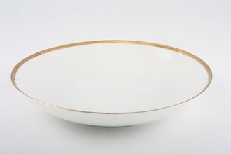 Sell Thomas Medaillon Gold Band - White with Thick Gold Line Soup / Cereal Bowl 7 1/2"