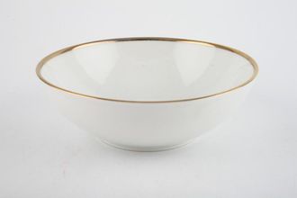 Thomas Medaillon Gold Band - White with Thick Gold Line Fruit Saucer 5 5/8"