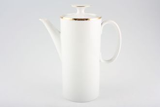 Sell Thomas Medaillon Gold Band - White with Thick Gold Line Coffee Pot 2pt