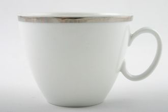 Sell Thomas Medaillon Platinum Band - White with Thick Silver Line Teacup Sloping sides 3 1/2" x 2 3/4"