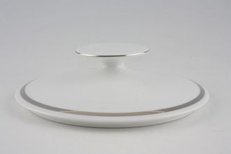 Sell Thomas Medaillon Platinum Band - White with Thick Silver Line Vegetable Tureen Lid Only For straight sided - lugged