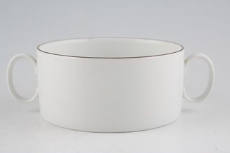 Sell Thomas White with Thin Brown Line Soup Cup 2 handles