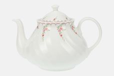 Wedgwood Pink Garland Teapot 2 1/2pt thumb 1