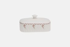 Wedgwood Pink Garland Butter Dish Lid Only thumb 1