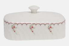 Wedgwood Pink Garland Butter Dish Lid Only thumb 3