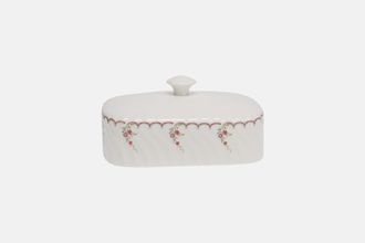 Wedgwood Pink Garland Butter Dish Lid Only