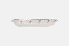 Wedgwood Pink Garland Trinket Tray Could be used for olives/mints etc 9 1/4" x 3 3/4" thumb 1