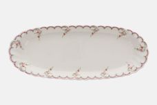 Wedgwood Pink Garland Trinket Tray Could be used for olives/mints etc 9 1/4" x 3 3/4" thumb 2