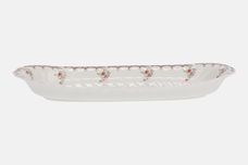 Wedgwood Pink Garland Trinket Tray Could be used for olives/mints etc 9 1/4" x 3 3/4" thumb 3