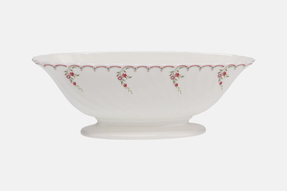Wedgwood Pink Garland Vase oval