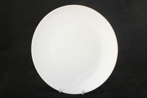 Thomas Medaillon Gold Band - White with Thin Gold Line Breakfast / Lunch Plate