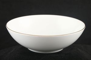 Thomas Medaillon Gold Band - White with Thin Gold Line Fruit Saucer