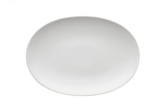 Sell Thomas Medaillon Gold Band - White with Thin Gold Line Oval Platter 13"