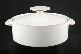 Thomas Medaillon Gold Band - White with Thin Gold Line Vegetable Tureen with Lid