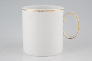 Thomas Medaillon Gold Band - White with Thin Gold Line Teacup