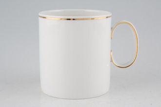 Thomas Medaillon Gold Band - White with Thin Gold Line Teacup Cup 5 Tall 2 3/4" x 3"