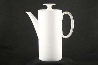 Sell Thomas Medaillon Gold Band - White with Thin Gold Line Coffee Pot 2pt