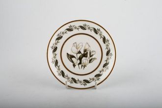 Royal Worcester Bernina Coffee Saucer For Cups. Pattern in well and round edge 4 3/4"