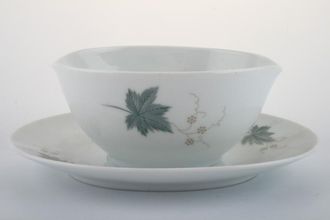 Noritake Wild Ivy Sauce Boat and Stand Fixed