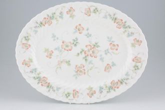 Wedgwood Cottage Rose Oval Platter 15 1/2"