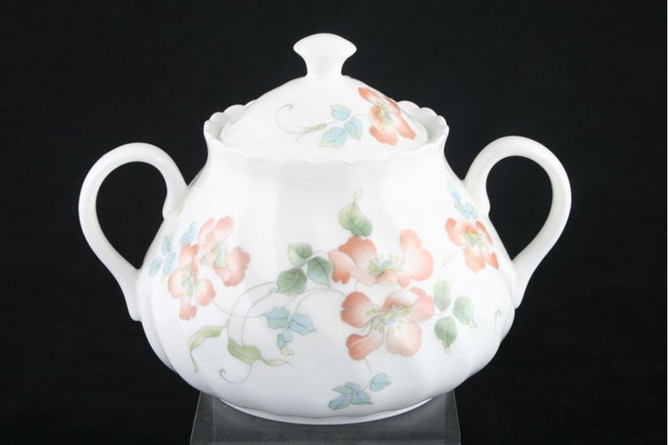 Wedgwood Cottage Rose Sugar Bowl - Lidded (Tea)