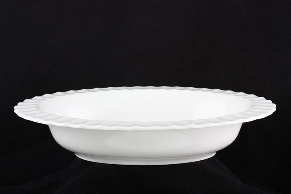 Royal Worcester Warmstry - White Vegetable Dish (Open) oval 10 1/2"