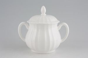 Royal Worcester Warmstry - White Sugar Bowl - Lidded (Tea)