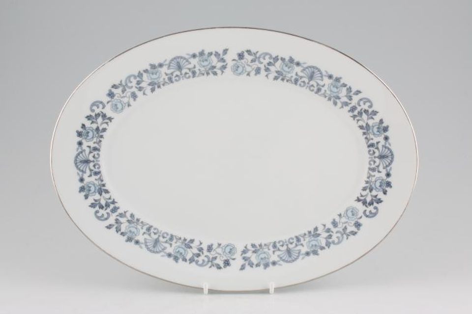 Noritake Royal Blue Oval Platter 12"