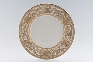 Royal Worcester Embassy - White and Gold Dinner Plate