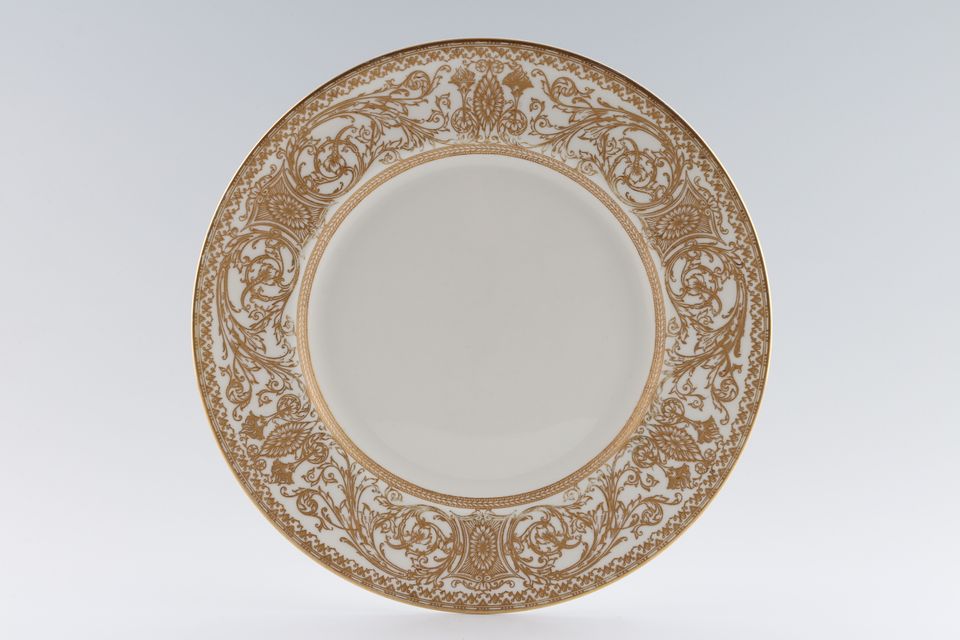 Royal Worcester Embassy - White and Gold Dinner Plate 10 1/2"