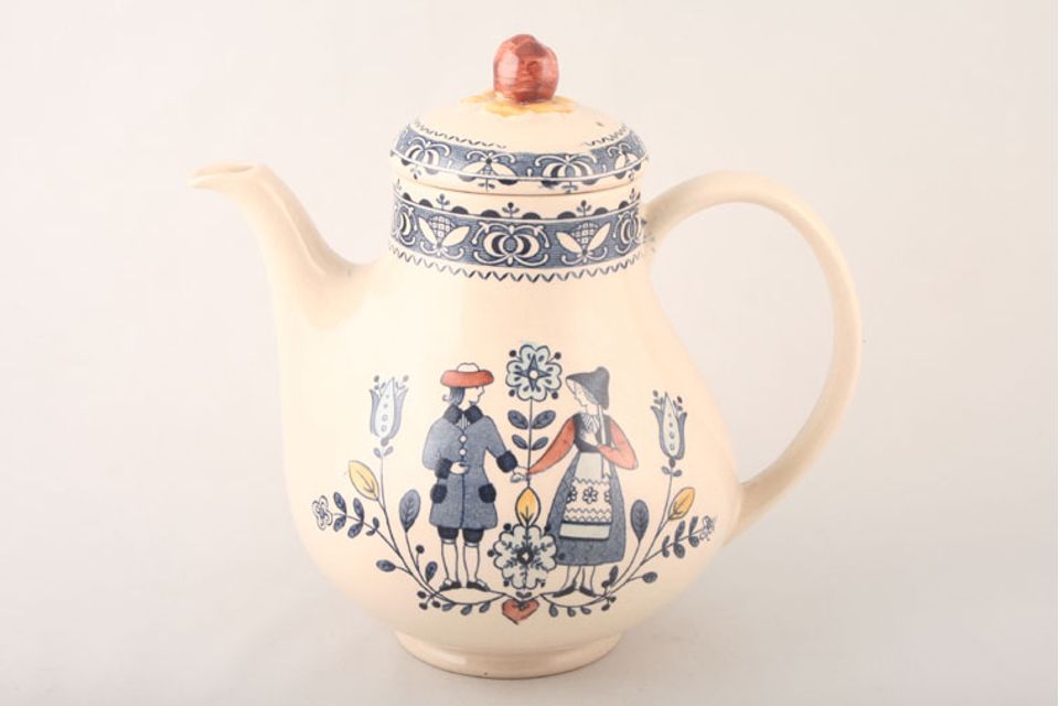 Johnson Brothers Hearts and Flowers Coffee Pot 2 1/2pt