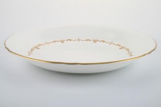 Royal Worcester Gold Chantilly Bowl Shallow 9"
