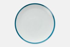 Thomas White with Blue and Green Bands Salad/Dessert Plate 8 1/4" thumb 1