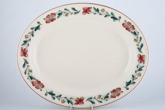 Sell Wedgwood Wild Poppy Oval Platter 16 1/4"