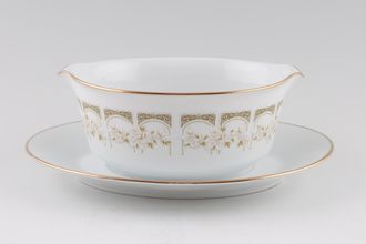 Noritake Sonia Sauce Boat and Stand Fixed