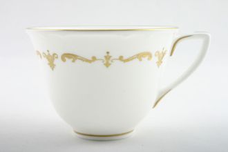 Royal Worcester Gold Chantilly Teacup Embossed under rim. Gold line on foot of cup may vary slightly. 3 3/4" x 2 1/2"