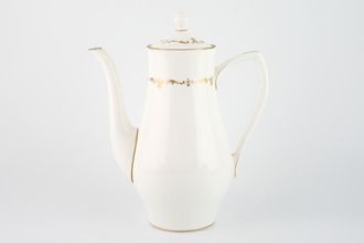 Royal Worcester Gold Chantilly Coffee Pot 2 1/4pt
