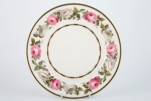 Royal Worcester Royal Garden - Dot and Dash Inner Gold Line Dinner Plate
