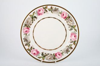 Sell Royal Worcester Royal Garden - Dot and Dash Inner Gold Line Breakfast / Lunch Plate 9 1/4"