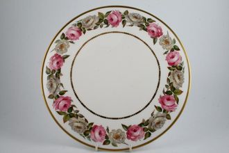 Sell Royal Worcester Royal Garden - Dot and Dash Inner Gold Line Gateau Plate 11"
