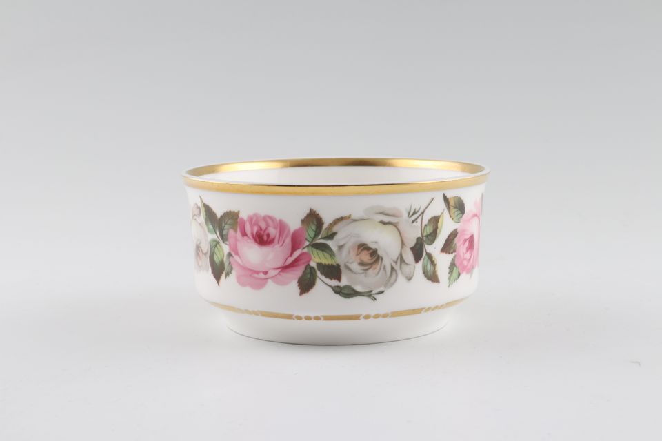 Royal Worcester Royal Garden - Dot and Dash Inner Gold Line Sugar Bowl - Open (Coffee) 3 7/8" x 2"