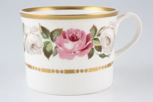 Royal Worcester Royal Garden - Dot and Dash Inner Gold Line Teacup
