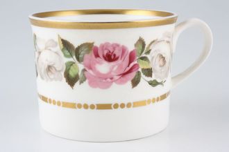 Sell Royal Worcester Royal Garden - Dot and Dash Inner Gold Line Teacup Straight sided 3 1/4" x 2 1/2"