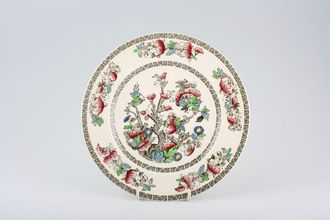 Johnson Brothers Indian Tree Breakfast / Lunch Plate Cream background 8 3/4"