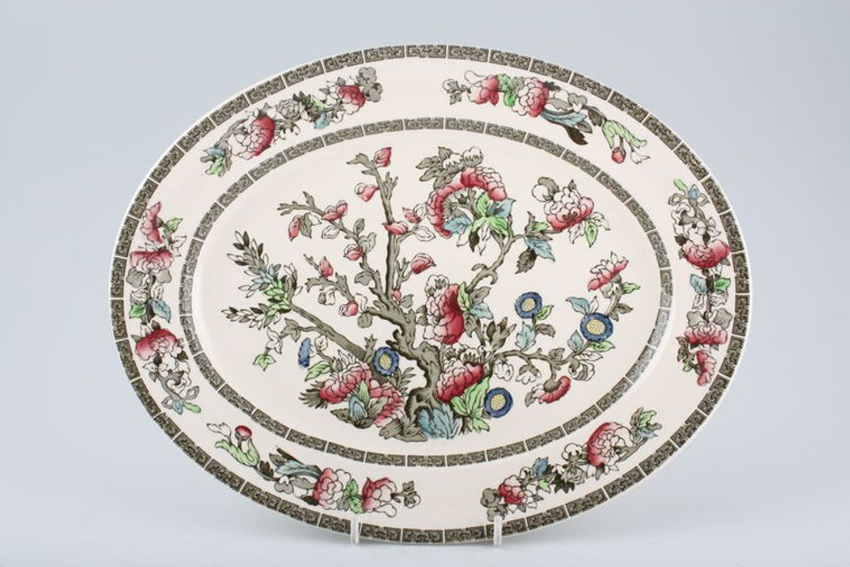 Johnson Brothers Indian Tree Oval Platter 14"