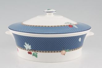 Wedgwood Fruit Symphony Vegetable Tureen with Lid Blue