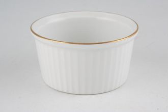 Royal Worcester White and Gold Ramekin 4"