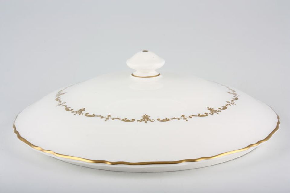 Royal Worcester Gold Chantilly Vegetable Tureen Lid Only