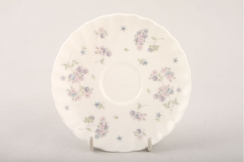Wedgwood April Flowers Coffee Saucer 4 3/4"