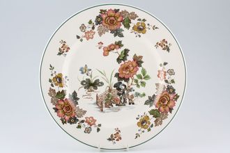 Wedgwood Eastern Flowers - Green Edge Dinner Plate 10 1/4"